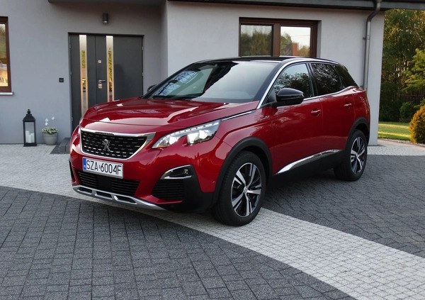 Peugeot 3008 cena 89500 przebieg: 103000, rok produkcji 2020 z Rakoniewice małe 352